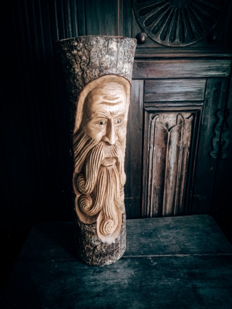 Holzstatue "Woodman" 50cm